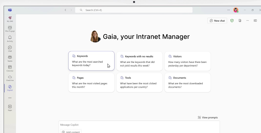 Overview of Gaia, the Intranet Manager by intranet.ai